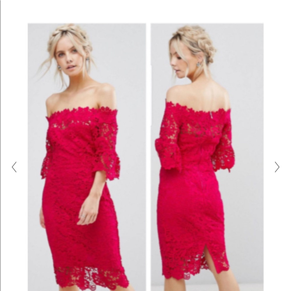 Paper Dolls Off Shoulder Dress